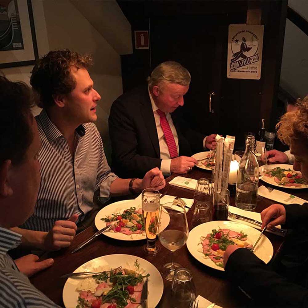 diner bij Nolet bedrijvenvereniging spaanse polder